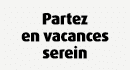 Partez en vacances serein