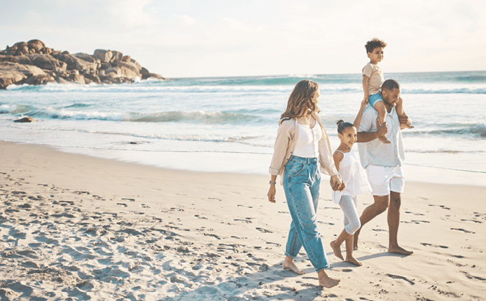 Go for a walk on the beach